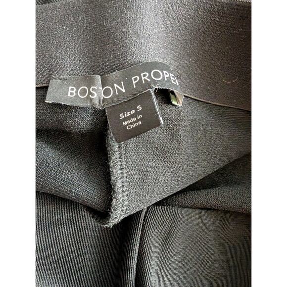 BOSTON PROPER Beyond Travel Wide Leg Shorts Small Bermuda 2AP81 Jet Black Travel - Picture 6 of 8